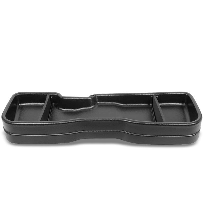 Black ABS Plastic Under Seat Cargo Storage For 14-18 Chevrolet Silverado 1500-Consoles & Parts-BuildFastCar