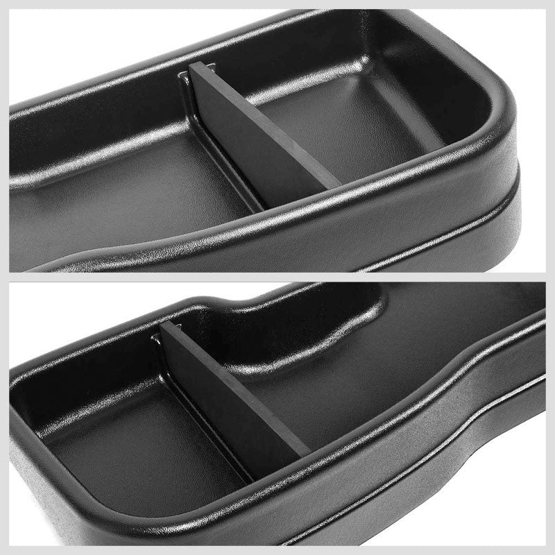 Black ABS Plastic Under Seat Cargo Storage For 14-18 Chevrolet Silverado 1500-Consoles & Parts-BuildFastCar