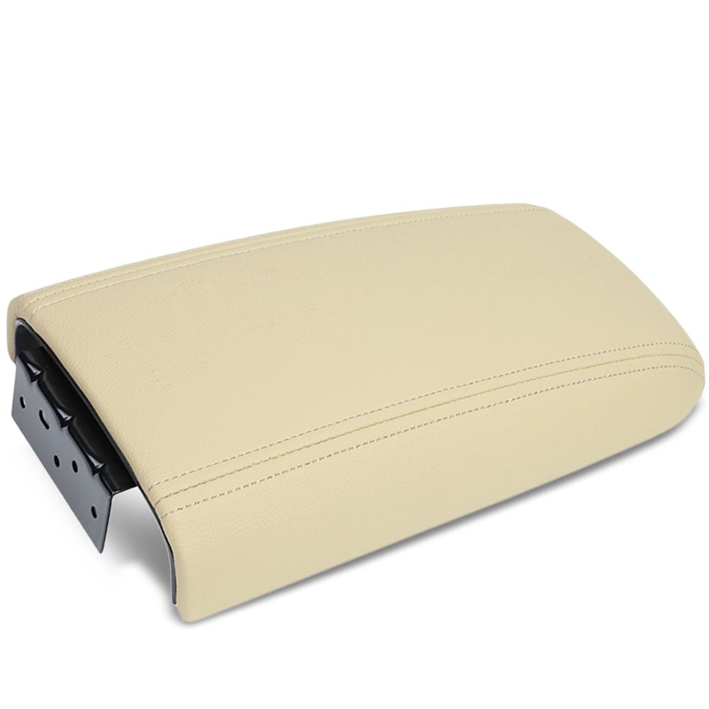 beige leather oe factory center console tray lid for 02-09 chevrolet trailblazer