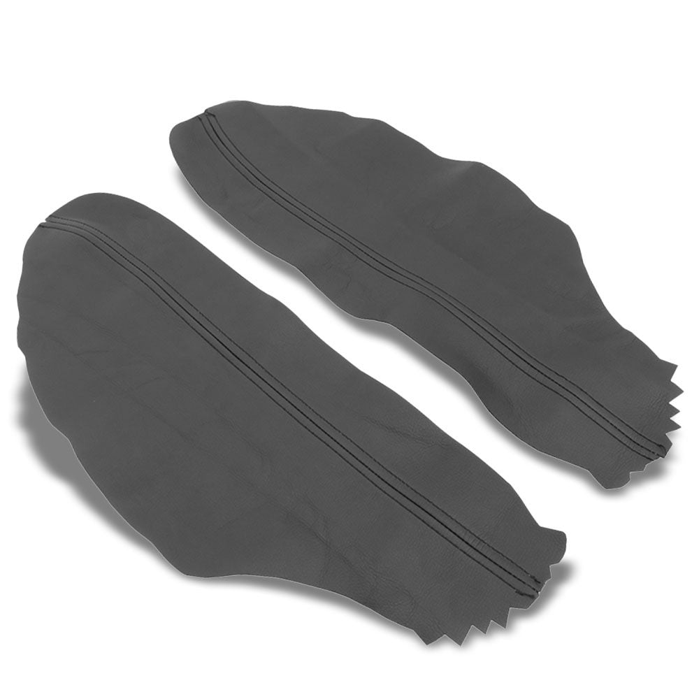 black leather door card door armrest cover for 08-12 honda accord 2.4l/3.5l