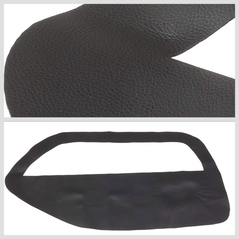 Black Leather Door Card Door Armrest Cover For 05-09 Ford Mustang 4.0L/4.6L/5.4L-Consoles & Parts-BuildFastCar