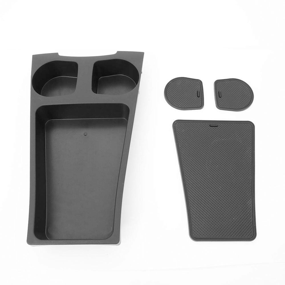 Black ABS Plastic/Silicone OE Cup Holder For 2010-2015 Toyota Prius 1.8L DOHC-Consoles & Parts-BuildFastCar