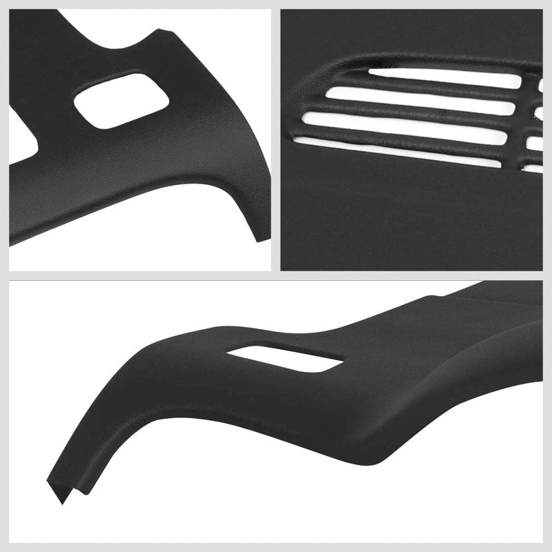 Black ABS Plastic Dashboard Cover For 07-13 Chevrolet Silverado 1500/2500 HD-Consoles & Parts-BuildFastCar