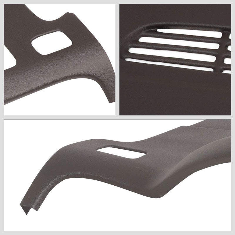 Brown ABS Plastic Dashboard Cover For 07-13 Chevrolet Silverado 1500/2500 HD-Consoles & Parts-BuildFastCar