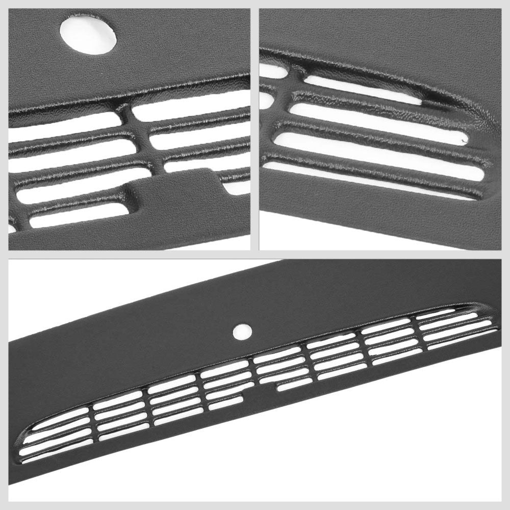 Black ABS Plastic Defrost Panel Dashboard Cover For 07-13 Chevrolet Avalanche-Consoles & Parts-BuildFastCar