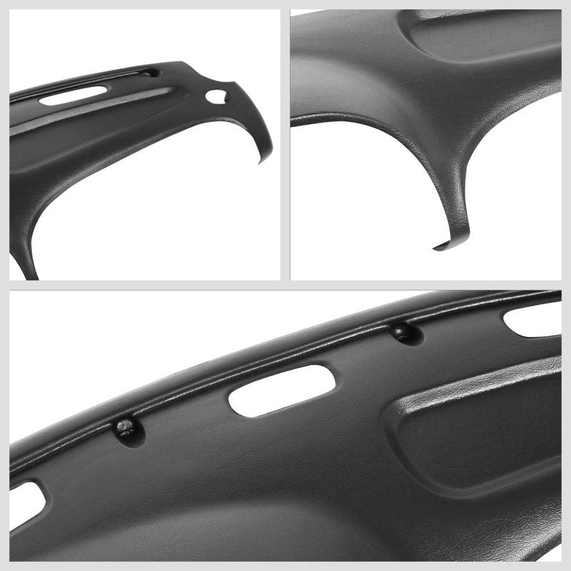 Black ABS Plastic Panel Overlay Cap Dashboard Cover For 98-01 Dodge Ram 1500-Consoles & Parts-BuildFastCar