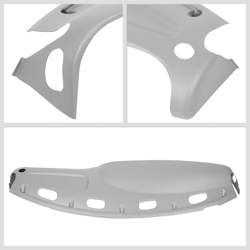 Grey ABS Plastic Overlay Dashboard Cover For 98-01 Ram 1500/98-02 Ram 2500/3500-Consoles & Parts-BuildFastCar