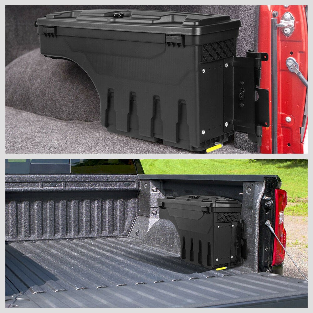 Right Passenger Pick Up Truck Wheel Well Tool Box Storage For 02-18 Dodge Ram