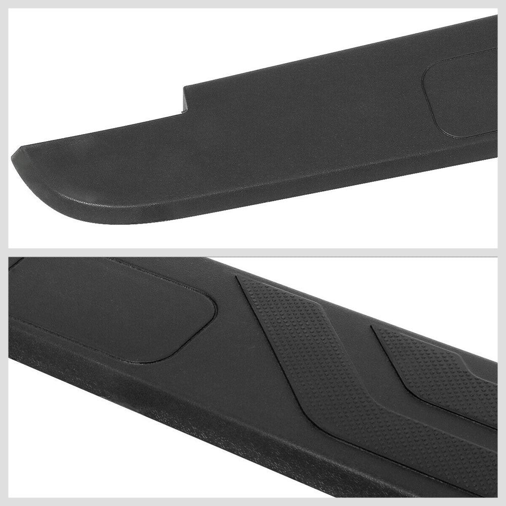 Black Truck Side Bed Cap Rail Protector Cover For 14-20 Toyota Tundra w/5.5' Bed