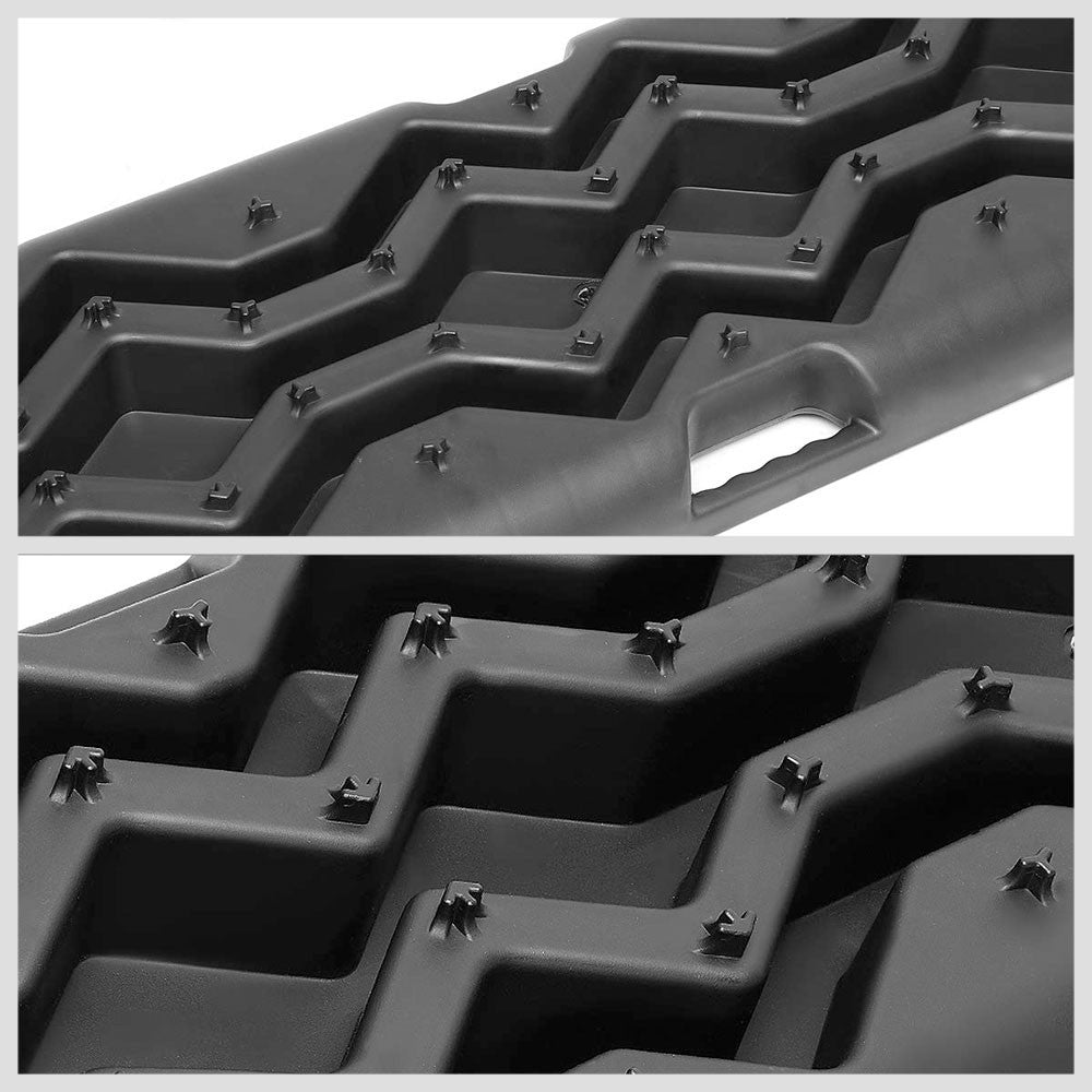 Universal Fit Black Tire Traction Recovery Track Ladder Anti Skid Board Offroad