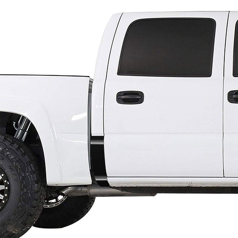Black Steel OE Slip-On Cab Corner For 01-06 Silverado/Sierra 1500 HD/2500 HD-Body Hardware/Replacement-BuildFastCar