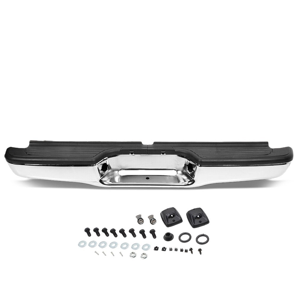 OE Style ABS Plastic/Steel Chrome Rear Bumper For 95-04 Toyota Tacoma