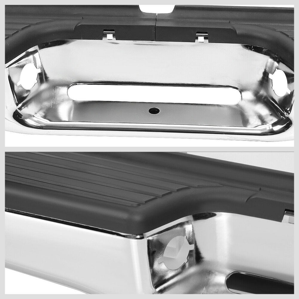 OE Style ABS Plastic/Steel Chrome Rear Bumper For 95-04 Toyota Tacoma