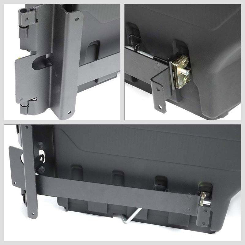 Black Right Wheel Well Swing Tool Box For 07-18 Chevy Silverado 1500/19 1500 LD-Truck & Towing-BuildFastCar