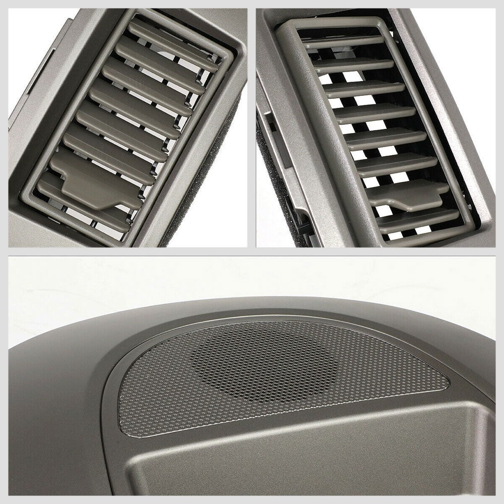 Grey OE Style Center Console Dash Radio Bezel AC Vent For 04-06 Titan w/Speaker