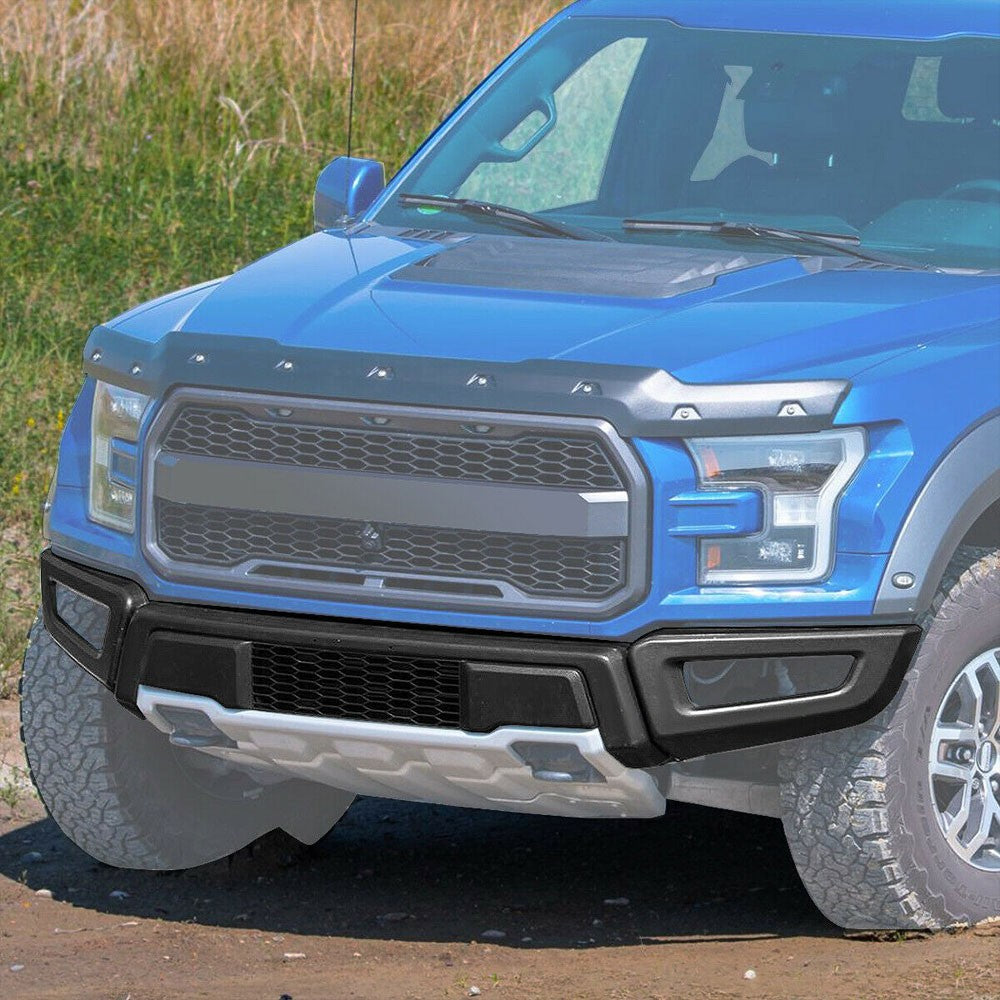 Raptor Style Steel Powdercoat Black Front Lower Bumper Bar For 15-18 Ford F-150