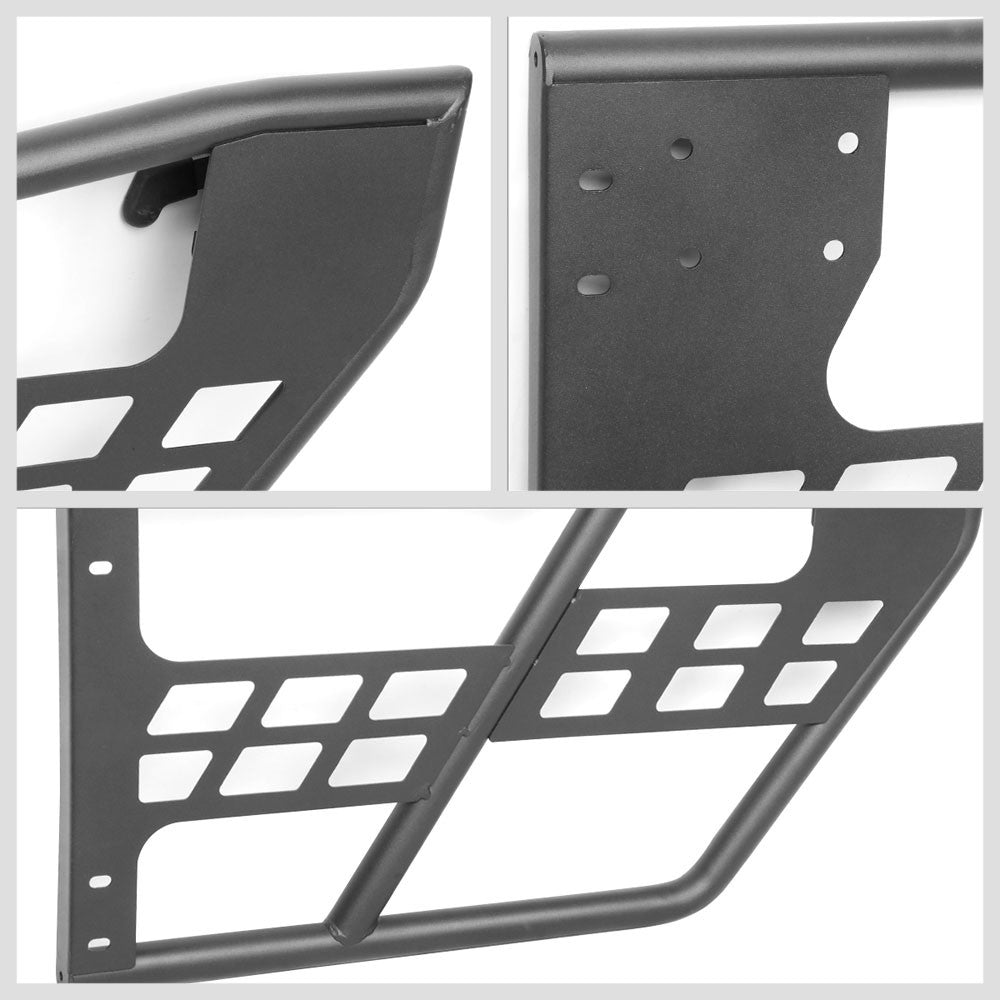 4PCS Textured Steel Tubular Safari Offroad Trail Door For 07-18 Jeep Wrangler JK