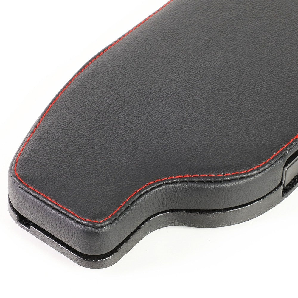 Front Blac/Red Flip Up Center Console Lid Kit Assembly For 13-20 FRS/BRZ/86 Gen1