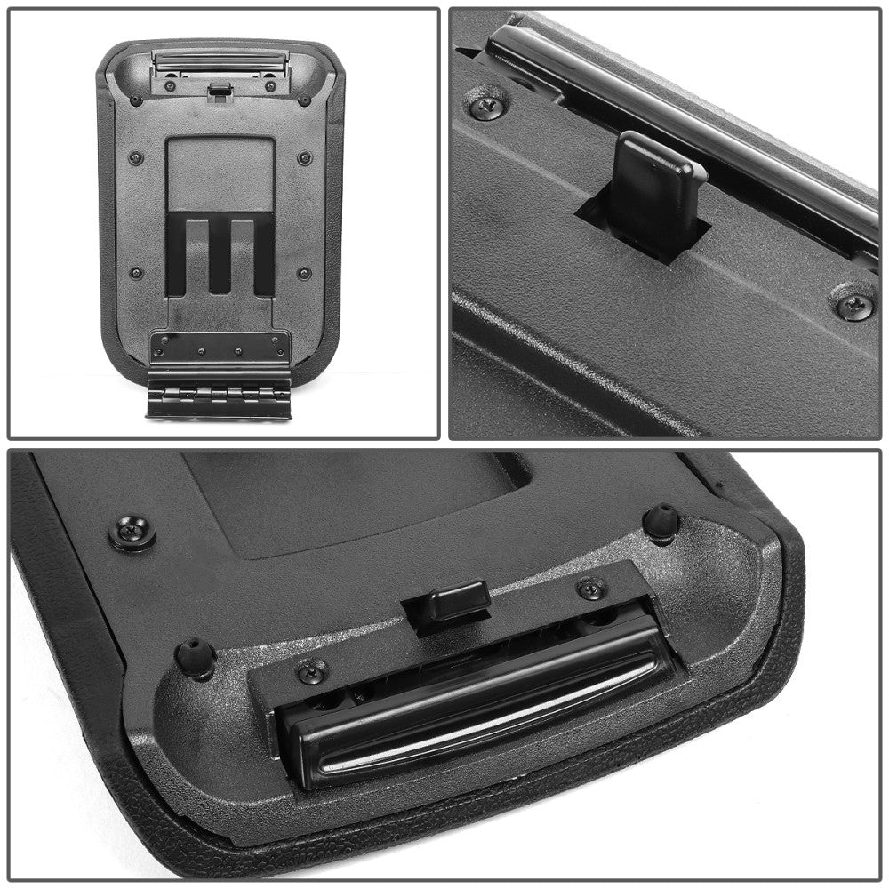 Front Black OE Style Center Console Tray Lid Cover For 05-09 Mustang w/o Pocket