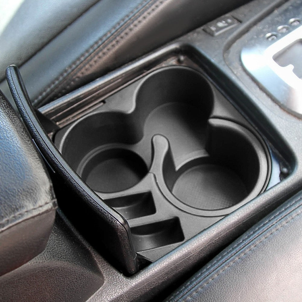 Matte Black Front Center Console Cup Holder Insert For 07-12 Nissan Altima