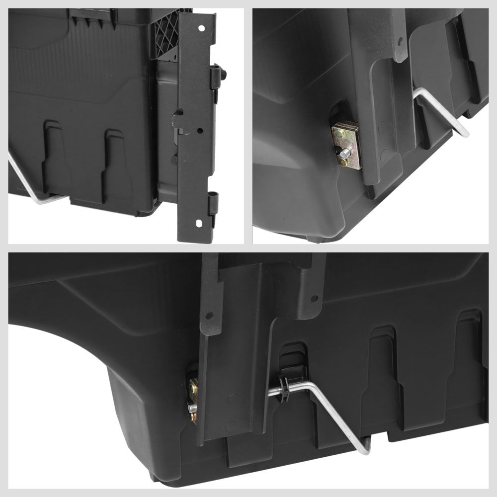 Drive Side (Left) Pickup Bed Wheel Well Tool Box For 17+ F250 F350 SD P558