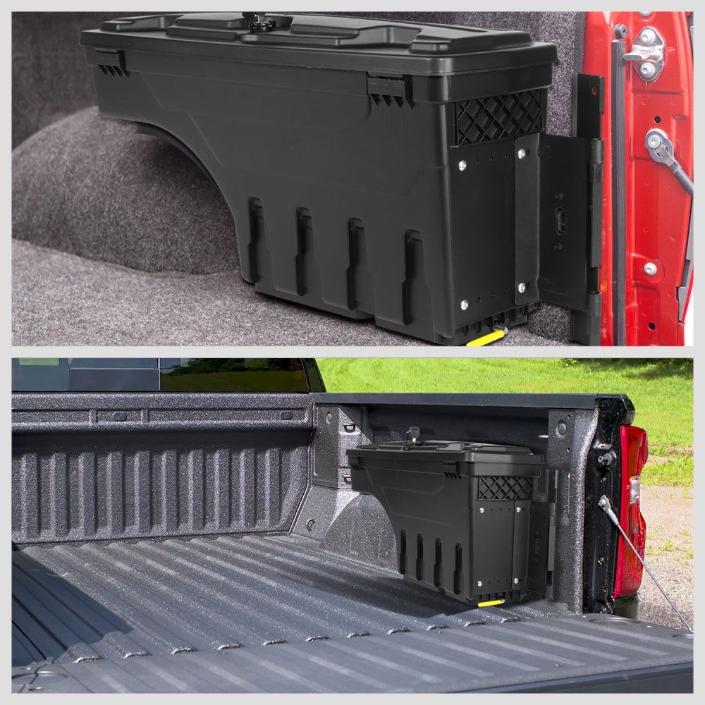 Passenger Side (Right) Pickup Bed Wheel Well Tool Box For 17+ F250 F350 SD P558