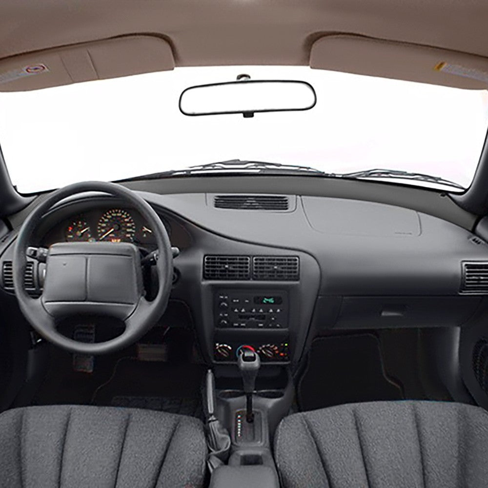 Front Graphite Dash Cover Cap Bezel Dashboard Cover For 95-05 Cavalier