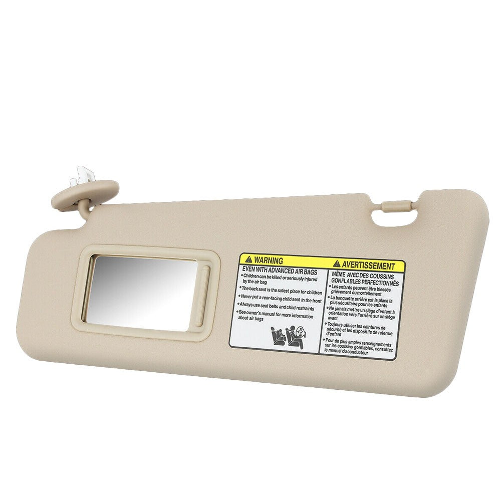 Beige Drive Side (Left) Sun Visor Sunshade 08-13 Highlander BFC-SVR-TY-0242