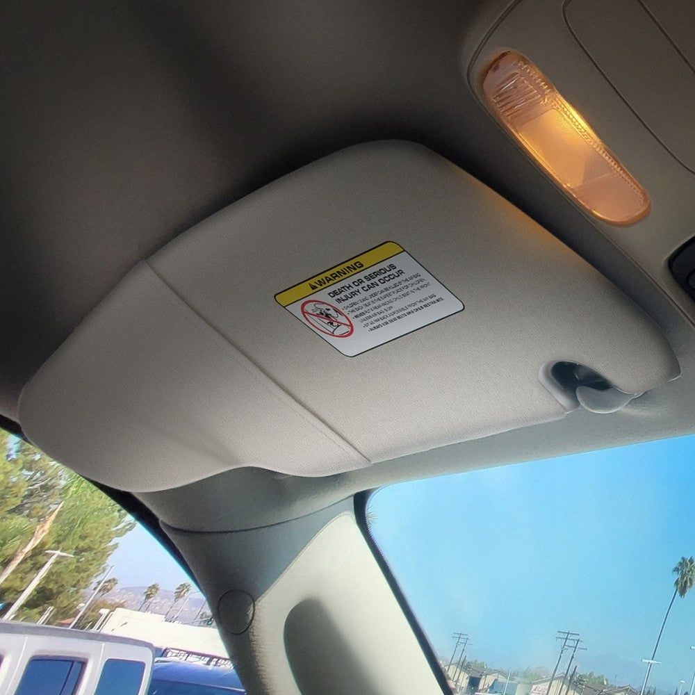 Gray Drive Side (Left) OE Style Sun Visor Sunshade For 06-10 Ram 1500 2500 3500