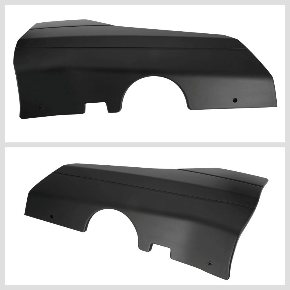 Rear Left+Right Black Matte Door Side Skirt Panel Splitter 17+ Tesla Model 3 BFC-SDSK-TY-0259