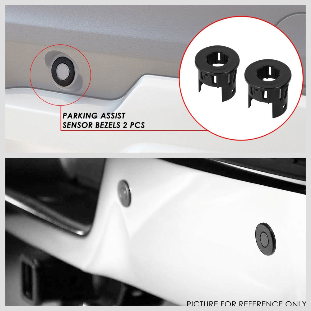 2x OE Style Outer Parking Assist Sensor Bezels 14-18 1500/19-21 1500 Classic BFC-SNRCR-TY-0266
