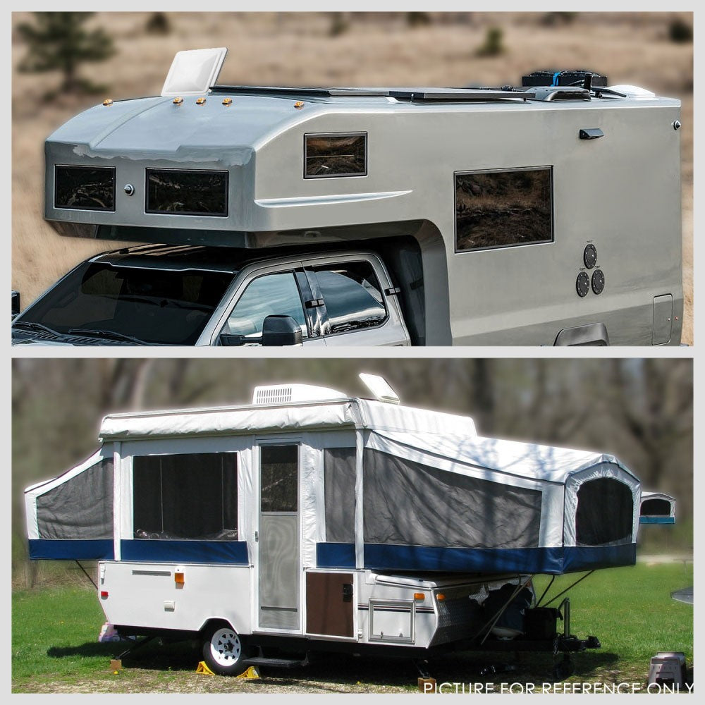 3PCs White 14" X 14" Roof Top Ventline Vent Lids RV Camper Cargo Trailer BFC-RFV-TY-0268