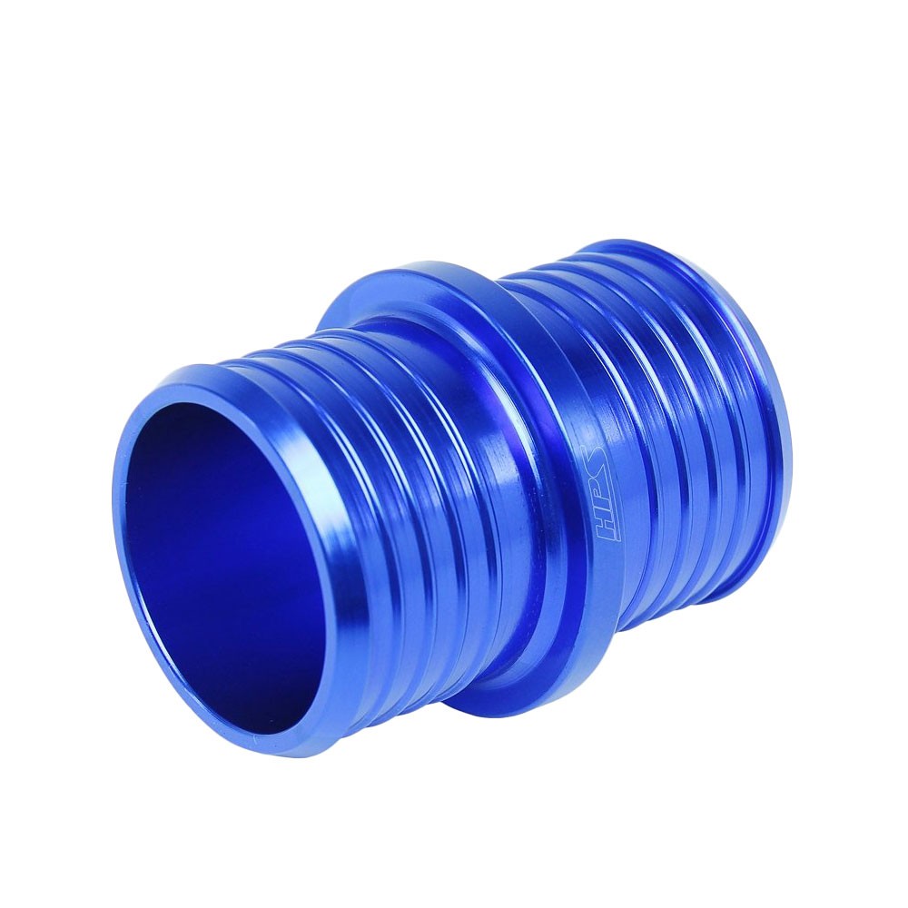 HPS 3/4" (19mm) Blue Billet 6061 Aluminum Joiner Hose Union Connector