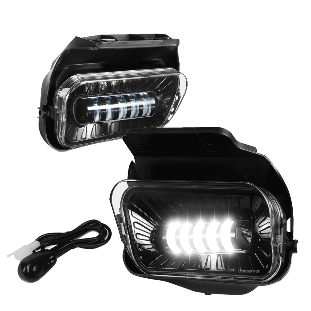 Clear Lens LED Front Bumper Fog Light Lamp 03-07 Silverado Avalanche BFC-FOLK-339-CH