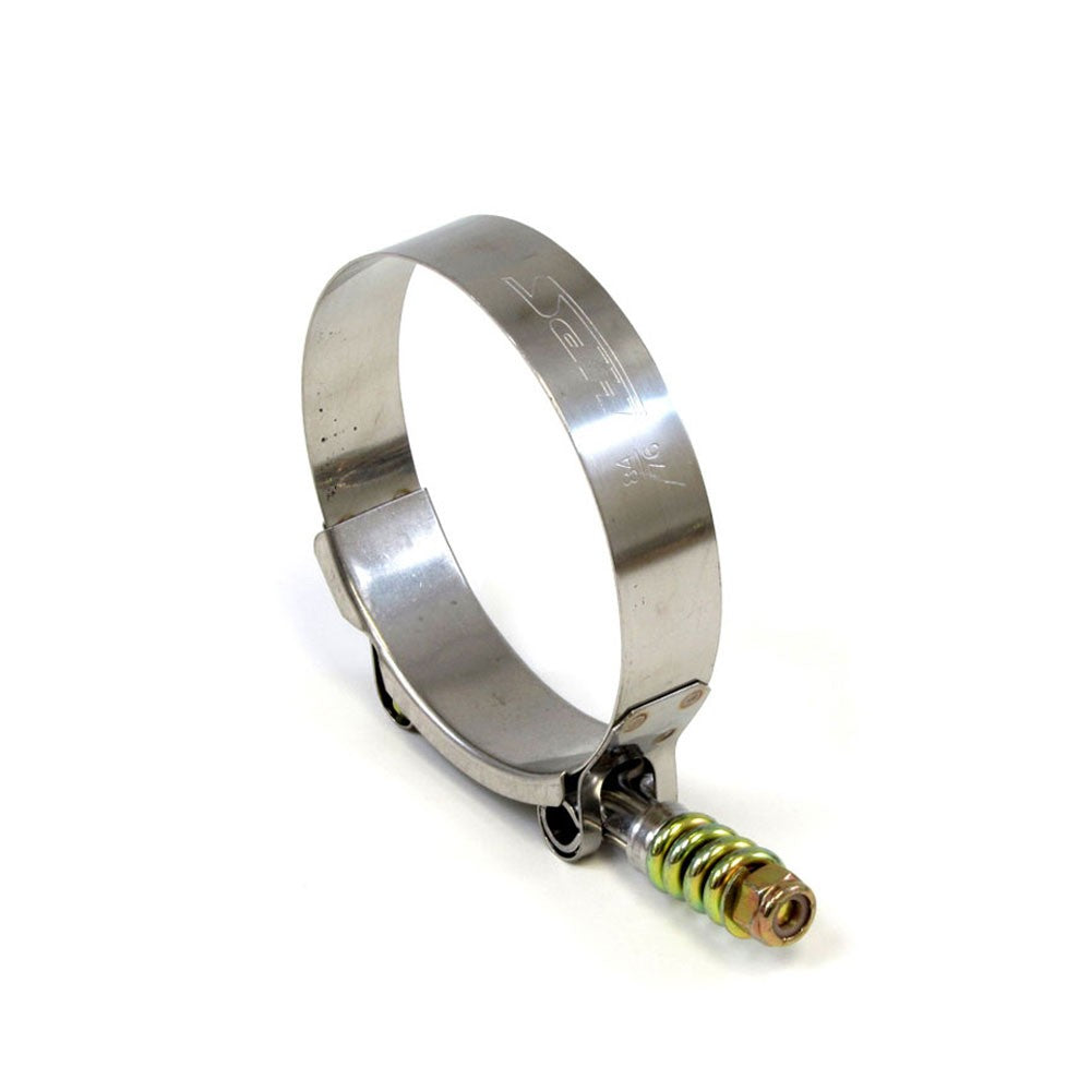 1 x HPS 83mm-91mm Stainless Steel Spring Loaded T-Bolt Clamp For 76mm ID Hose-Performance-BuildFastCar