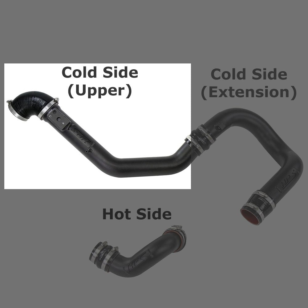 HPS Polish Intercooler Charge Pipe Kit Cold Side (Upper ONLY) For 19-25 RDX/18+ Accord 2.0L Turbo