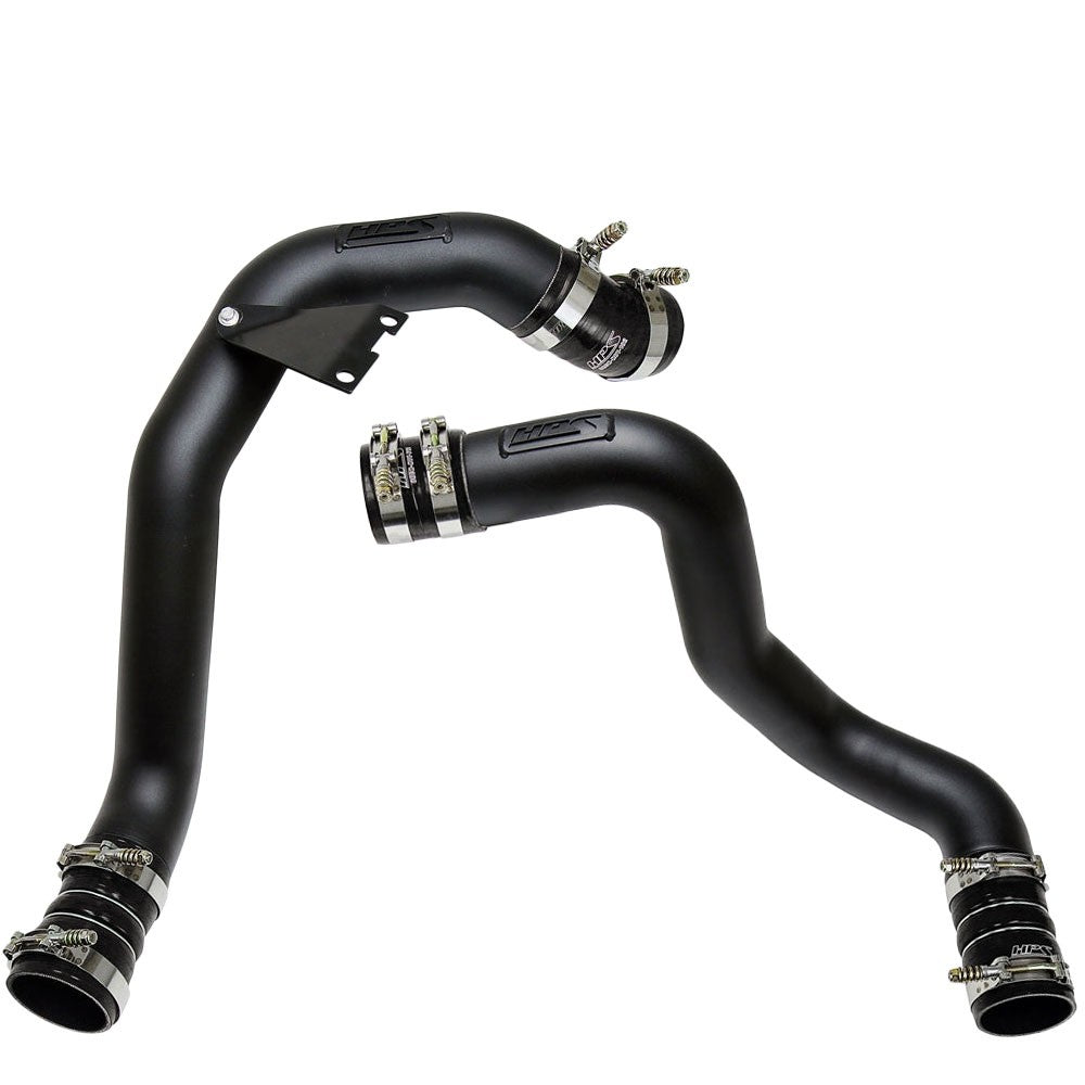 HPS Hot & Cold Side Side Intercooler Charge Pipe Kit for 03-07 Ford F-Series Super Duty 6.0L Diesel - black product photo