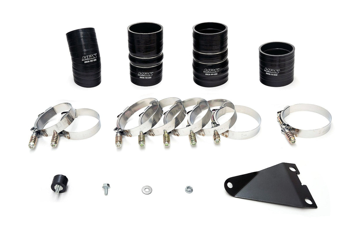HPS Hot & Cold Side Side Intercooler Charge Pipe Kit for 03-07 Ford F-Series Super Duty 6.0L Diesel product photo