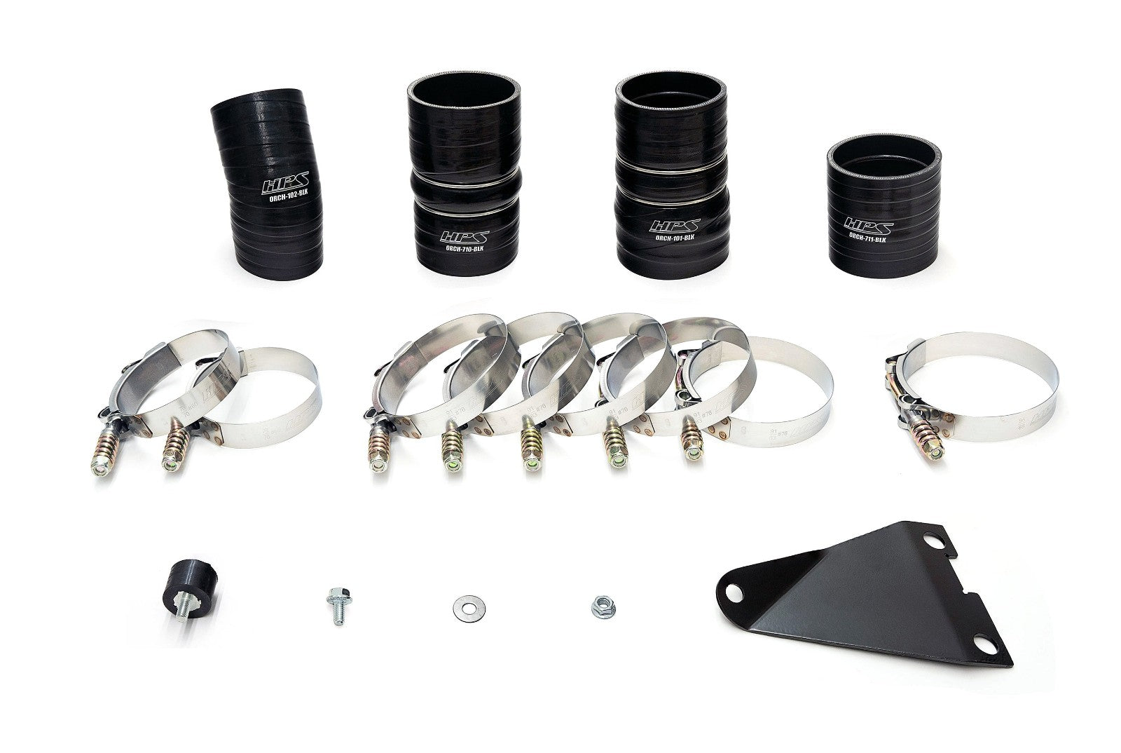 HPS Hot & Cold Side Side Intercooler Charge Pipe Kit for 03-07 Ford F-Series Super Duty 6.0L Diesel product photo