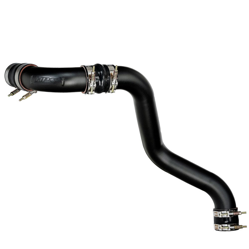 HPS Hot Side Charge Pipe for 17-19 Silverado/Sierra 2500HD 3500HD Duramax 6.6L Diesel L5P - black product photo