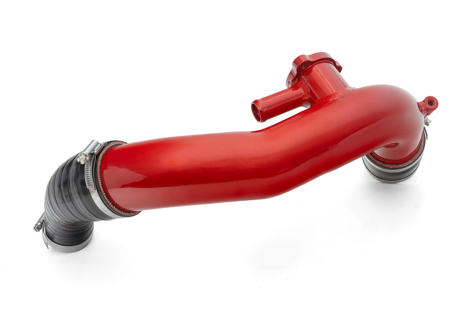 HPS Hot Side Charge Pipe for 23+ Toyota Sequoia XK80 / 22+ Toyota Tundra XK70 - red product photo