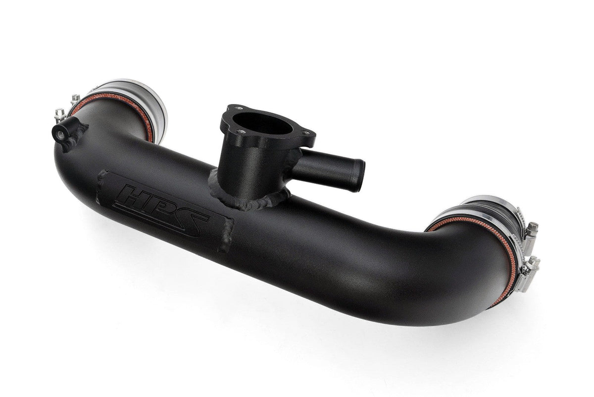 HPS Hot Side Charge Pipe for 23+ Toyota Sequoia XK80 / 22+ Toyota Tundra XK70 - black product photo