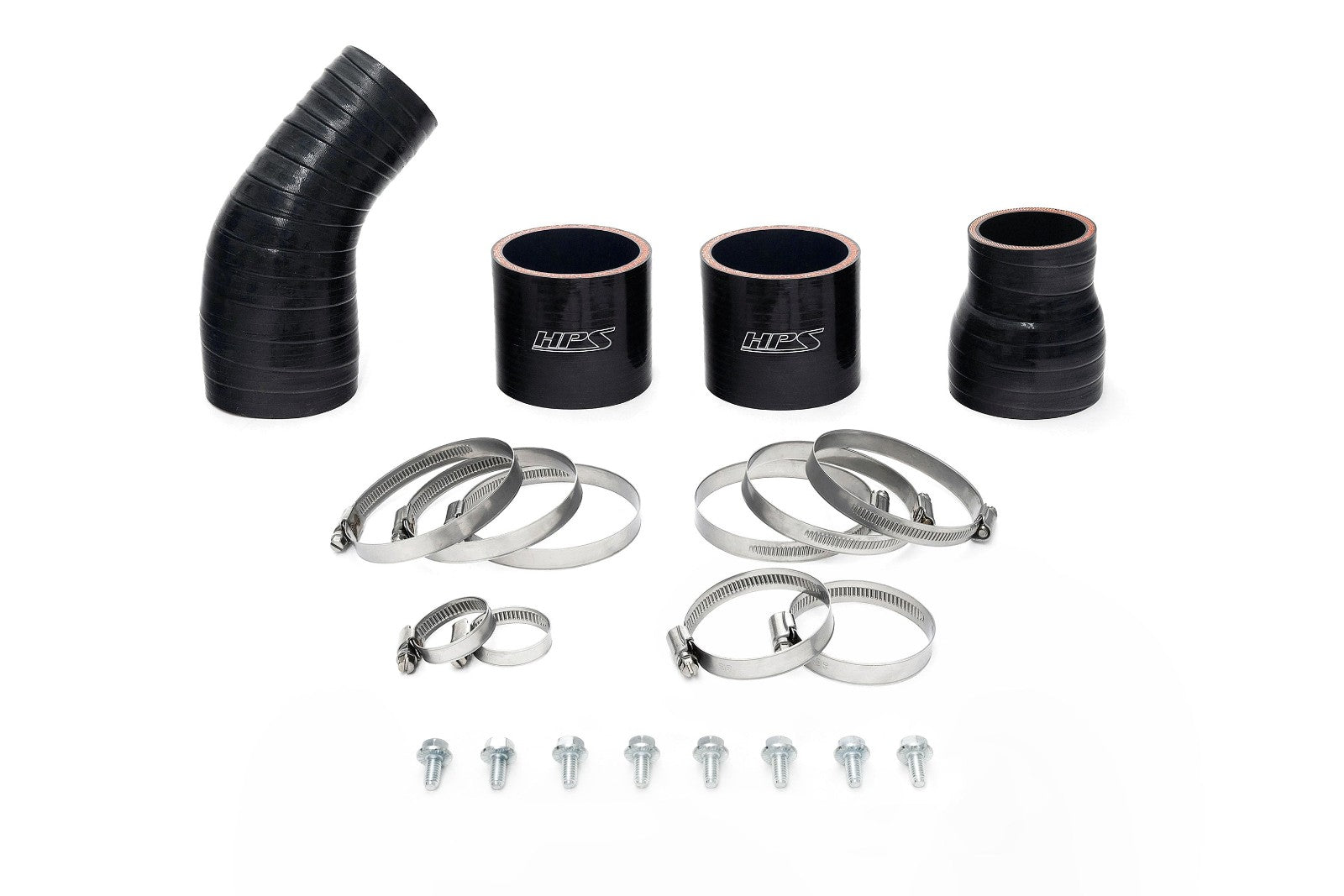 HPS Black Hold Side Intercooler Charge Pipe Kit For 23+ Sequoia / 22+ Tundra