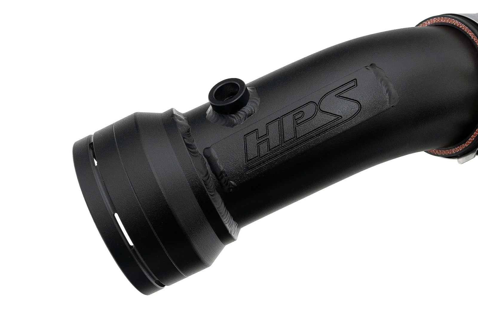 HPS 17-154WB Black Cold Side Charge Pipe+CAC Hose Intercooler Boot 17-154WB
