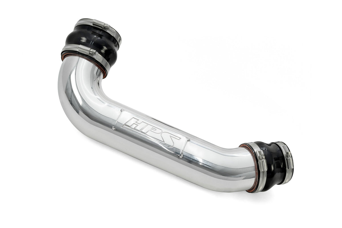 HPS Hot & Cold Side Side Intercooler Charge Pipe for 22+ Acura MDX 3.0L Turbo YD8 - polished aluminum product photo
