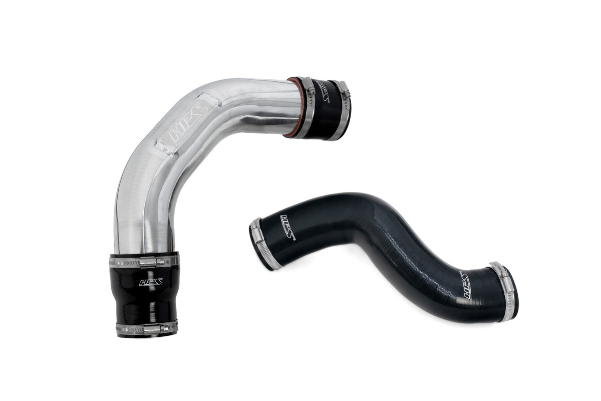 17-164P HPS Polish Hot &amp; Cold Side Intercooler Charge Pipe Hose Kit For 21-25 TLX Type-S