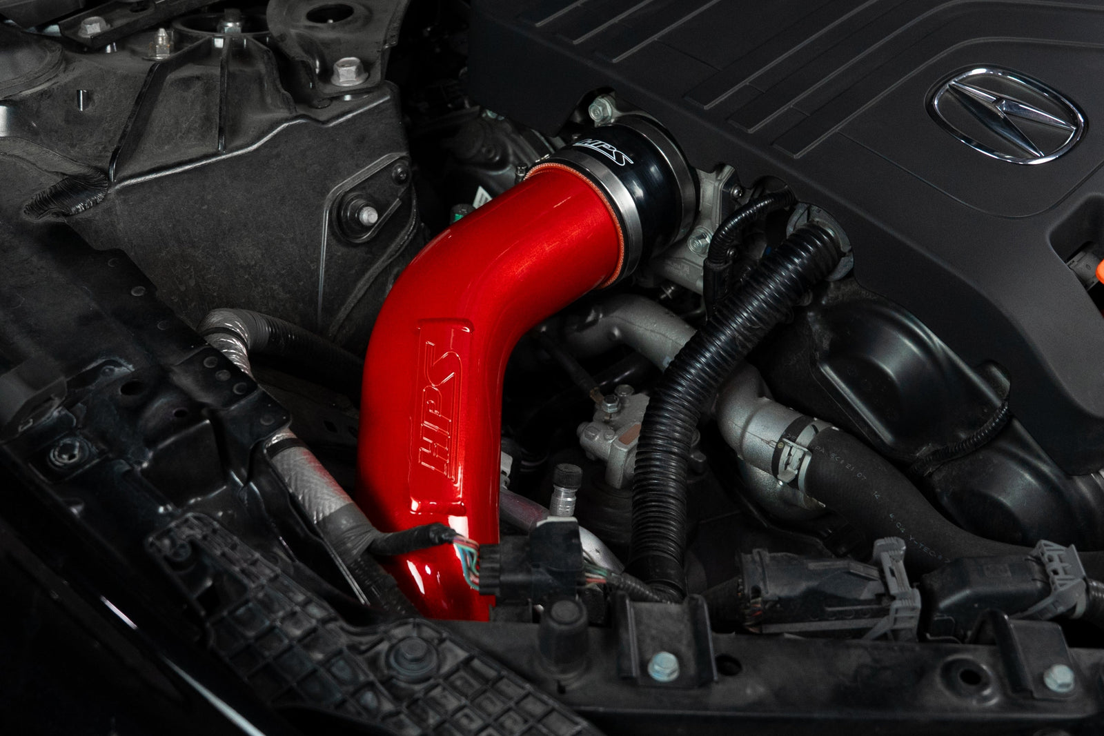 17-164R HPS Red Hot & Cold Side Intercooler Charge Pipe Hose Kit For 21+ Acura TLX TypeS