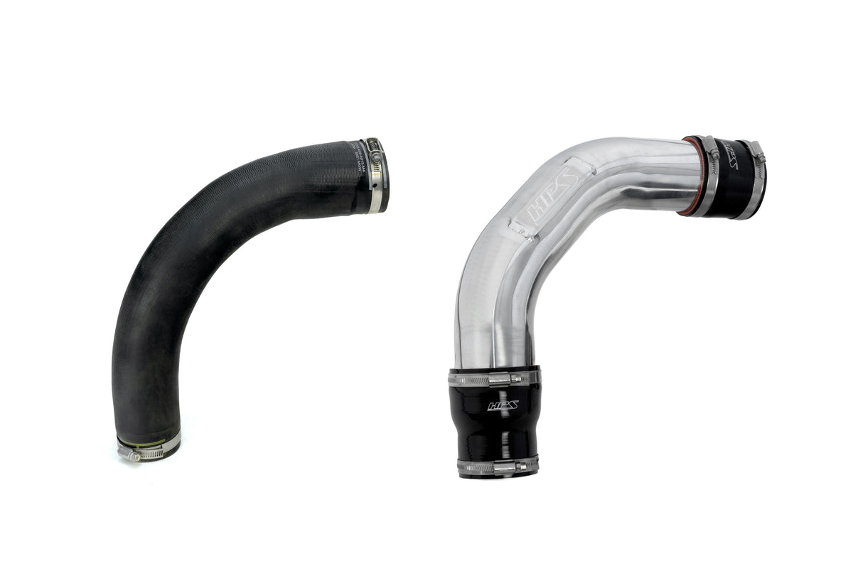 17-168P HPS Polish Cold Side Intercooler Charge Pipe Hose Kit For 21-25 Acura TLX Type-S