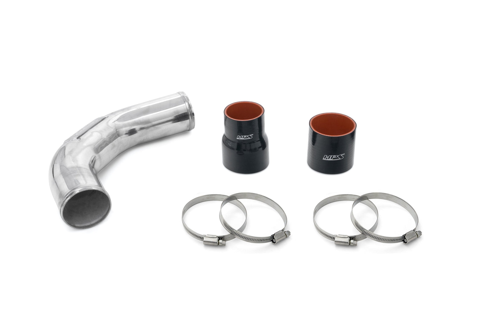 17-168P HPS Polish Cold Side Intercooler Charge Pipe Hose Kit For 21-25 Acura TLX Type-S