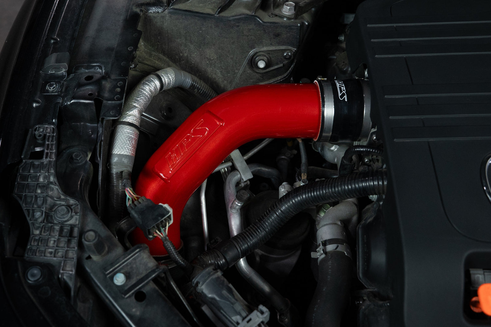 17-168R HPS Red Cold Side Intercooler Charge Pipe Hose Kit For 21-25 Acura TLX Type-S